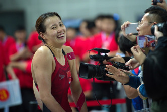 傅园慧在女子200米仰泳预赛中惨遭淘汰。新华社