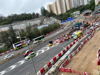 东隧。香港突发事故报料区FB图片