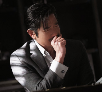郭富城喺新片《秘密访客》饰演沉郁的父亲。