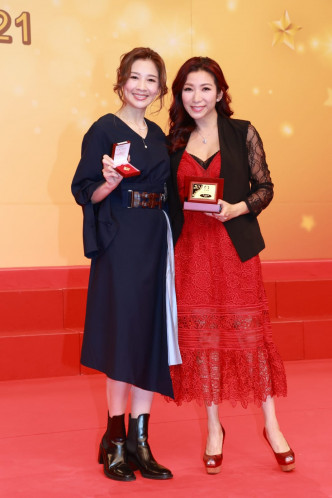 麥美恩與朱凱婷（右）原來已加入TVB多年。
