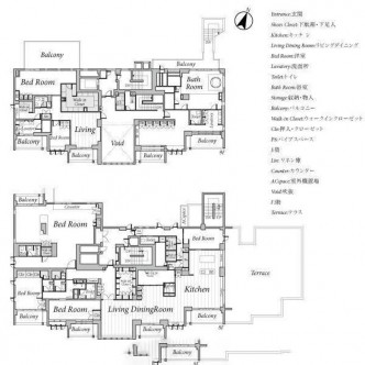 周杰倫日本豪宅平面圖。網圖