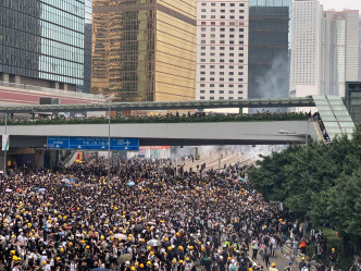 香港反對修例示威引發激烈衝突。資料圖片