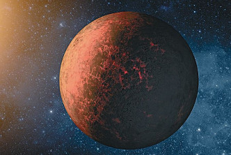 「類地球」系外行星Kepler-20e的遐想圖。
