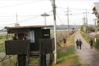 南北韩边境。AP