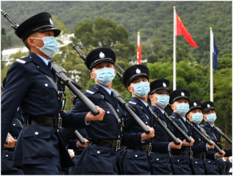 結業會操在香港警察學院舉行。