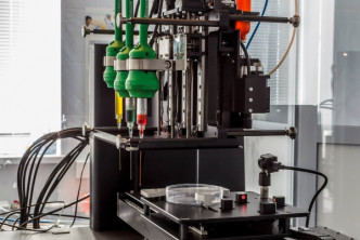 俄将把3D打印机送上太空站,列印兔子等生物肌细胞。网图