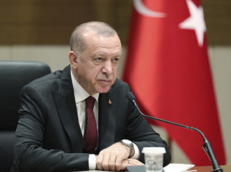土耳其总统埃尔多安。AP