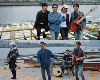樂隊RubberBand為電影主題曲《逆流之歌》拍MV。
