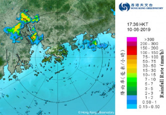 天文台雷達圖