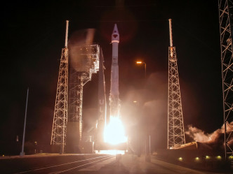 探測器由「擎天神五號」火箭搭載並發射。路透社圖片