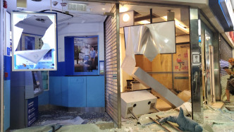 軒尼詩道銅鑼灣廣場一期地下有銀行受破壞