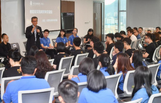 財政司司長陳茂波今日訪問深圳，並到訪騰訊金融學院。