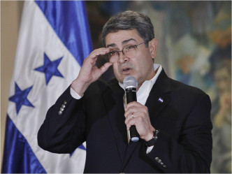 洪都拉斯总统埃尔南德斯否认涉案。AP资料图片