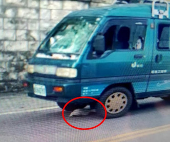 受伤的鸭子躲在车底。互联网图片