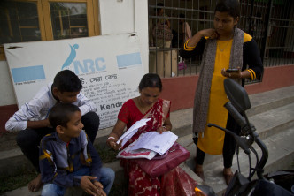 印度頒佈公民登記名冊，190萬人恐成無國籍。AP