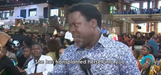 尼日利亚教会创办人约书亚在过去几年发布多条「治疗」同性恋片段，违反了YouTube守则。影片截图