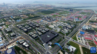 深圳前海深港現代服務業合作區一角。新華社圖片