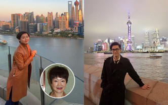 胡定欣与旧爱马国明不约而同分享上海风景相，有网民指定欣的新相貌似谭玉瑛姐姐。