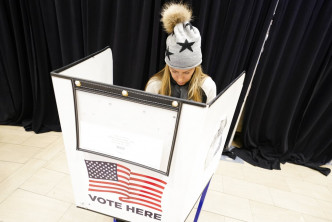 紐約票站已經展開投票。AP圖片