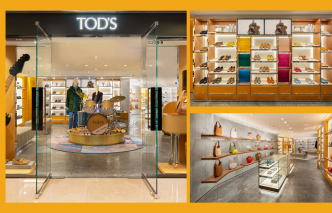 Tod's位于尖沙咀海港城专门店由纽约建筑事务所 Bonetti / Kozerski操刀设计，以新面孔重新登场。