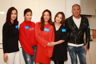 文頌嫻、姚樂怡、梁靖琪為周家蔚和劉永健主持的ViuTV煮食節目擔任嘉賓。