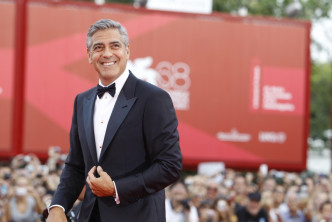 荷里活影星佐治古尼（George Clooney）呼吁抵制全球9家与汶莱有关的豪华酒店。　美联社图片