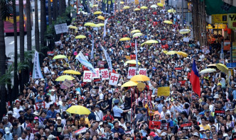 民阵今日再在港岛区发起反修例游行。资料图片