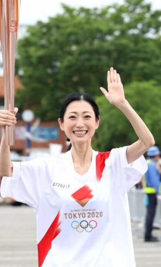 壇蜜日前在家鄉為東京奧運擔任火炬手。
