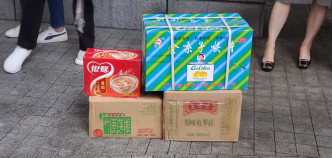 香港廣西社團總會送上物資支持警隊執法