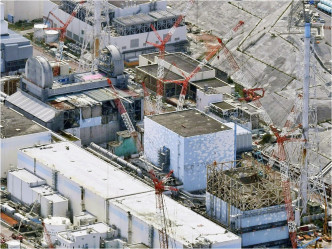 圖為福島核電廠。AP資料圖片