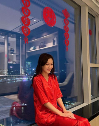 陈诗欣昨晚在酒店度过婚前一夜。