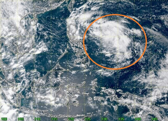 天文台指位于菲律宾以东的低压区会在未来数天逐渐发展成热带气旋。天文台图片
