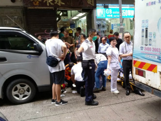 客货车撞倒女童。香港突发事故报料区Din Chan