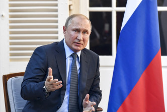 俄羅斯總統普京身處法國。AP圖片