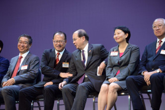 張建宗下午出席出席香港中華總商會活動。黃賢創攝