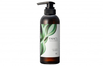 Fancl丰盈精华洗头水/$298，成分包括笼目昆布精华及珍珠蛋白精华，有助修补受损发芯。另莲胚芽精华则有效活化细胞，可令头发回复强韧。