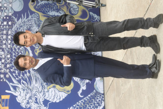 小齊近日與任達華拍攝新片《邊緣行者》。
