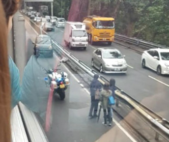 私家車失事。網民Chiang Danny圖片