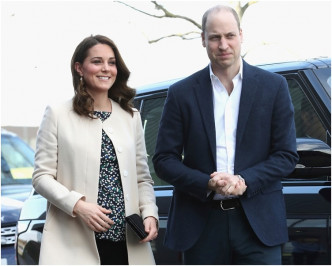 威廉王子(左)與凱特形象一向予人恩愛。AP