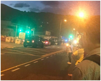 7時許的路面情況。Ｗong Ki　香港交通突發報料區