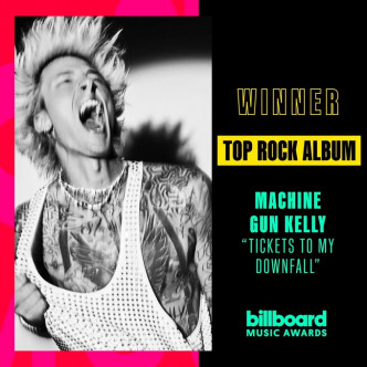 Top Rock Album - Machine Gun Kelly《Tickets to My Downfall》。