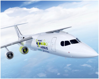 混合動力式客機e-Fan X計劃2030年上市。網圖