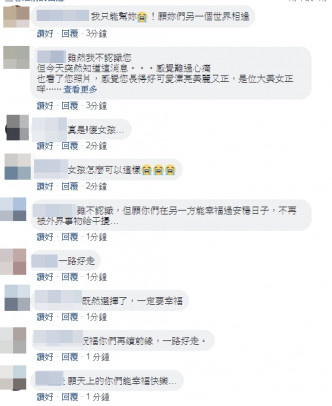 網民留言。fb截圖