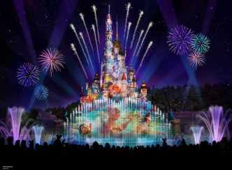 迪士尼明年「奇妙夢想城堡」加入新元素，並推出全新的夜間城堡匯演「迪士尼星夢光影之旅」。迪士尼圖片