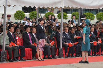 行政长官林郑月娥出席仪式。