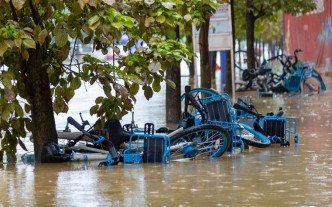 广西暴雨成灾。网上图片