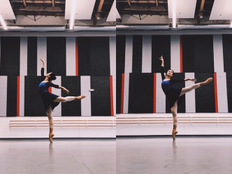 姚安娜不時上傳排練芭蕾舞及旅遊的照片。
姚安娜instagram圖片
