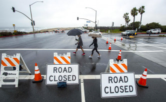 加州多条道路需要封闭。AP