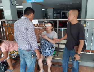 泰国警方其后趁丈夫去医院探望妻子时将其逮捕。　网上图片