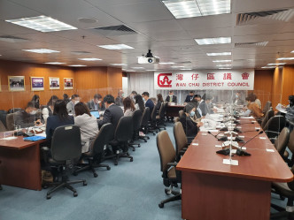 灣仔區議會今日討論討論香港大球場重建計畫。本報記者攝